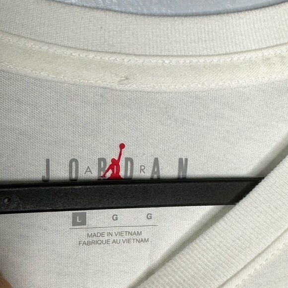 NIKE SS JUMPMAN JUMPMAN T-SHIRT WHITE MICHAEL JORDAN SIZE LARGE - Picture 5 of 7